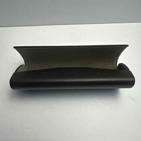 Burberry Black Leather Glasses Sunglasses Hard Shell Case Only Quiet Luxury - Picture 4 of 4